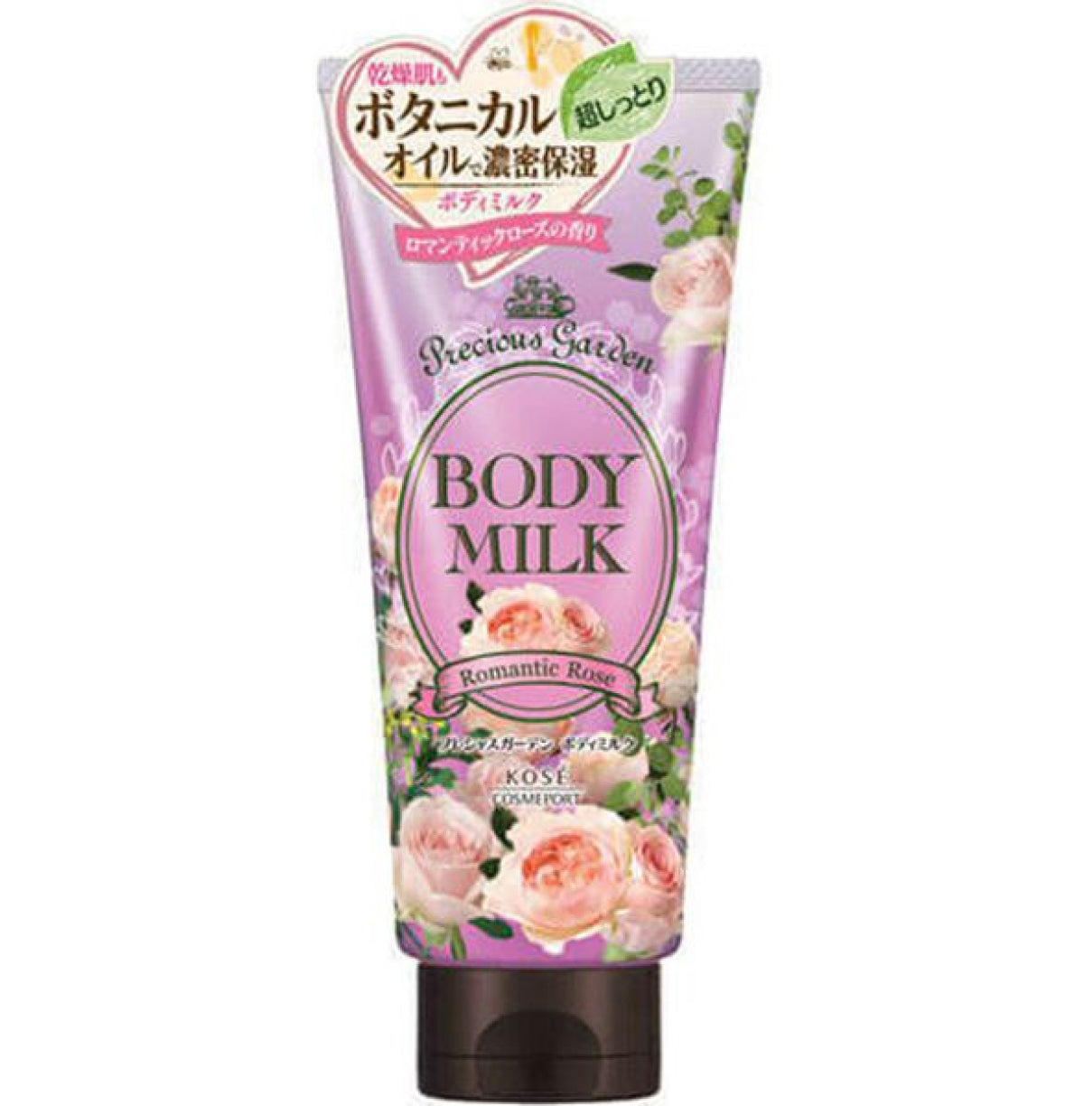 KOSE PRECIOUS GARDEN BODY MILK ROMANTIC ROSE - Зволожуюче молочко для тіла «романтична троянда» 200 г.
