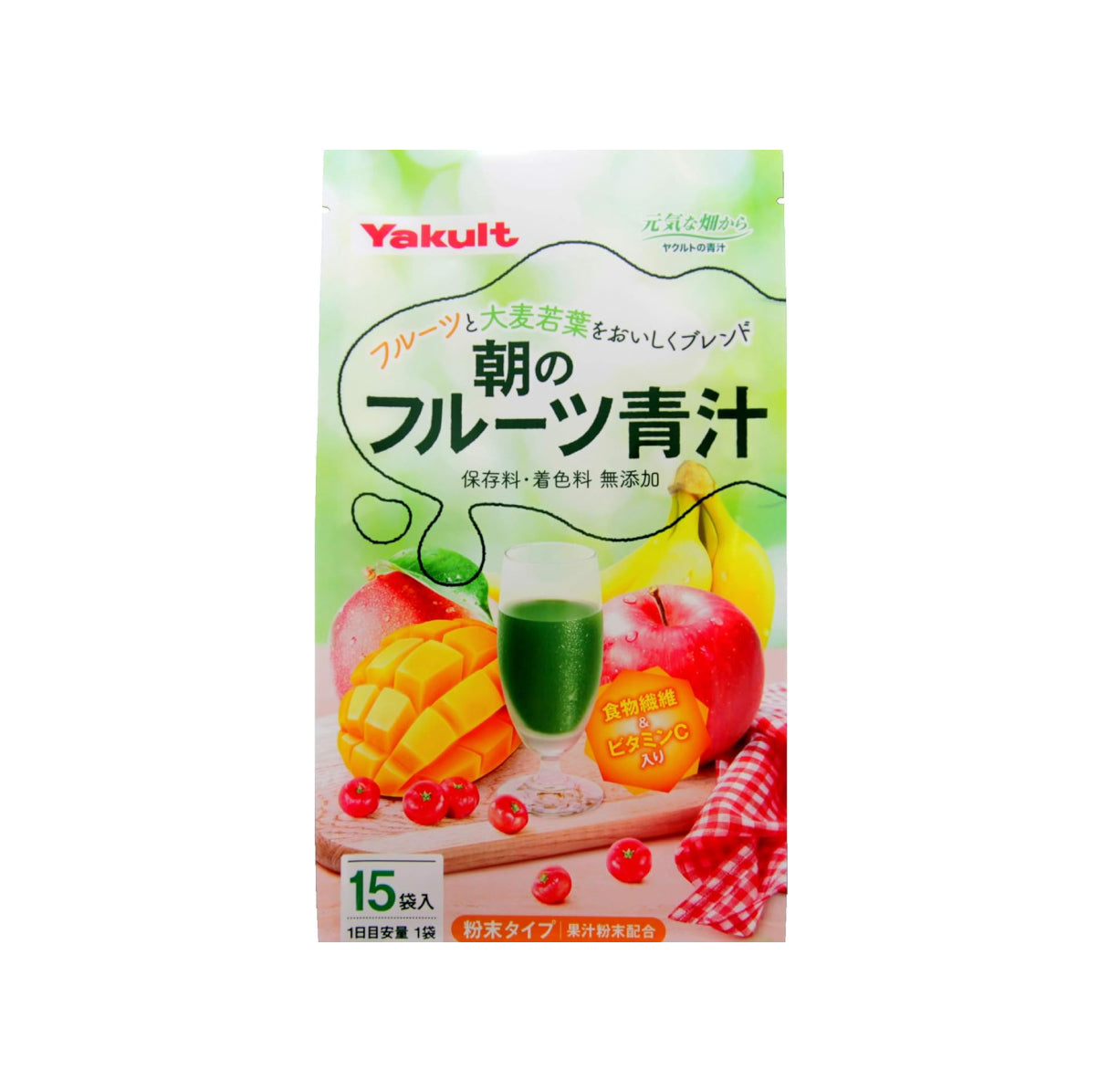 YAKULT MORNING FRUIT AOJIRU Фруктовий аодзіру, 15 шт