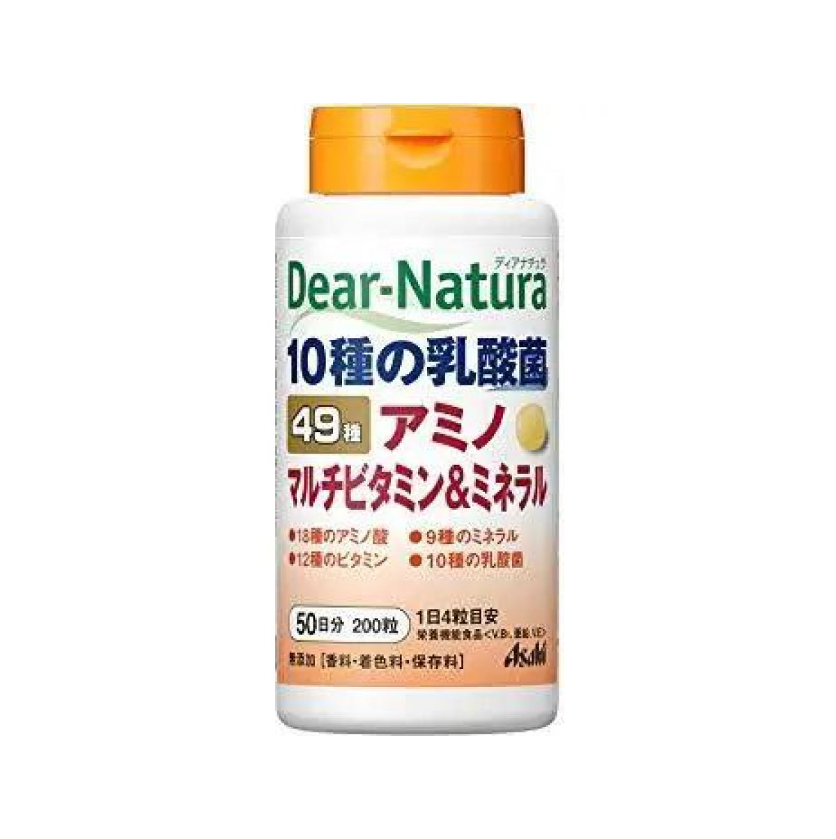 ASAHI DEAR NATURA 49 Вітаміни, мінерали, амінокислоти, 200 шт