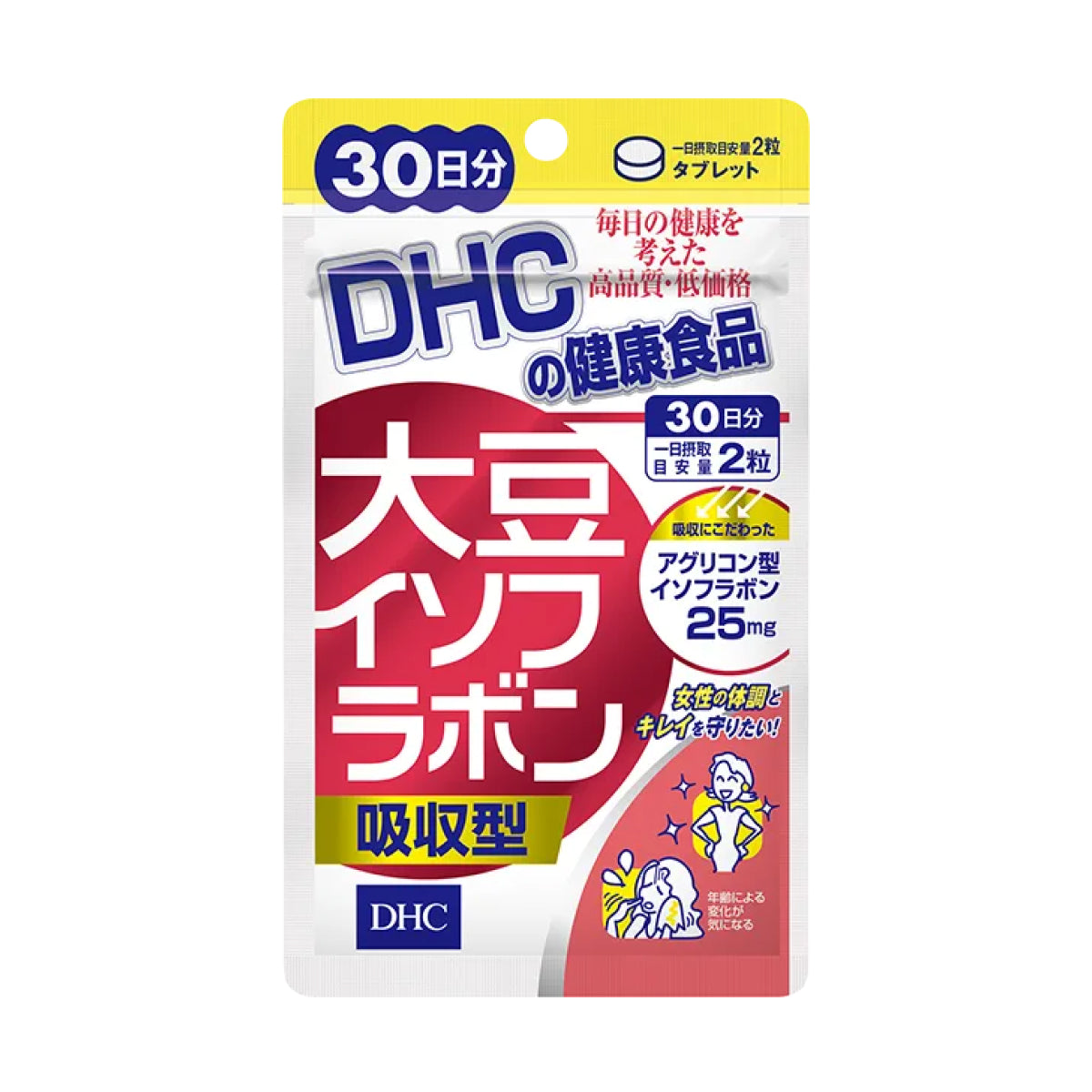 DHC SOYBEAN ISOFLAVONE ABSORBENT 30 Days Ізофлавони сої + лактобіонова кислота + екстракт хмелю + екстракт льону