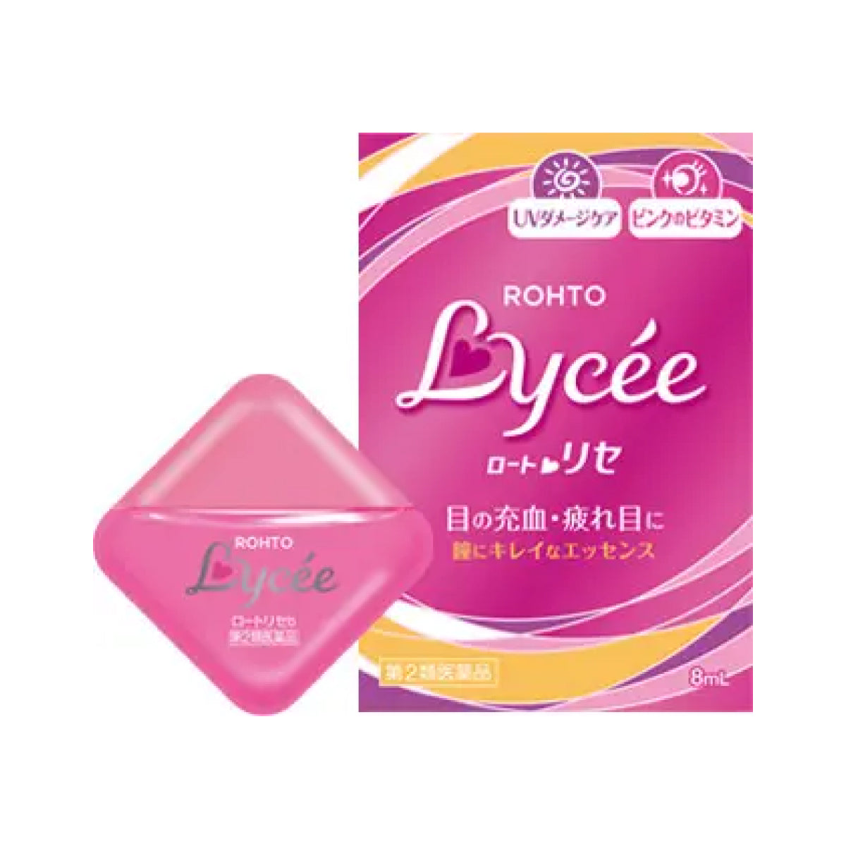 ROHTO LYCEE, 8ml Краплі від втоми та почервоніння очей