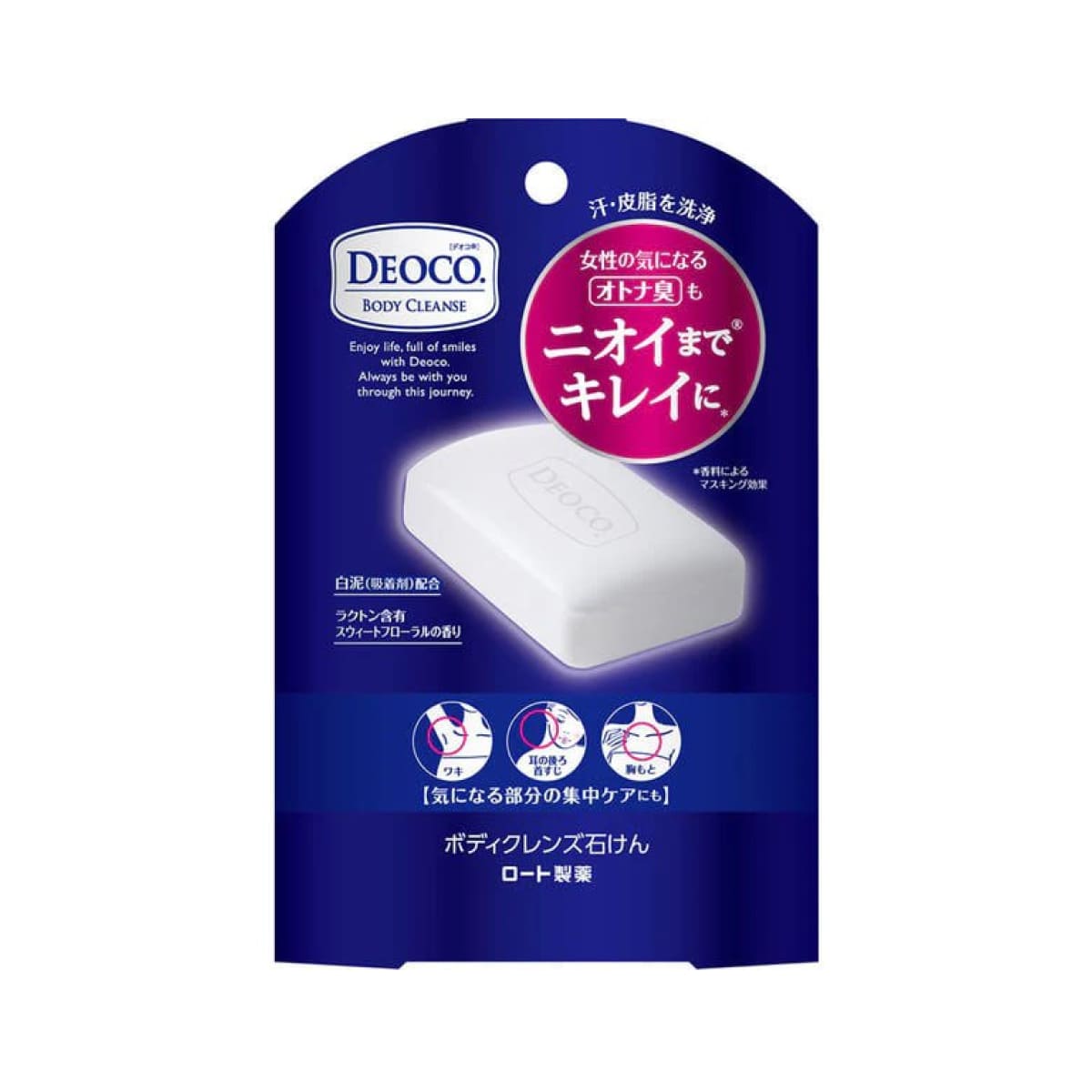 ROHTO DEOCO BODY CLEANSE SOAP Мило проти вікового запаху з лактоном