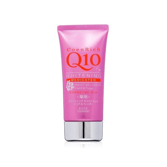 KOSE COENRICH Q10 WHITE MOIST GEL CREAM  Відбілюючий та зволожуючий гель-крем для рук та нігтів