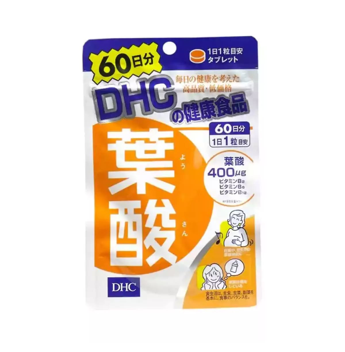 DHC FOLIC ACID, 60 Days Фолієва кислота