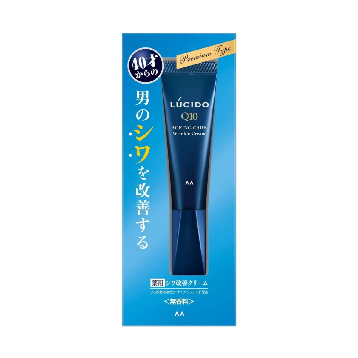 MANDOM LUCIDO Q10 AGEING CARE WRINKLE CREAM Крем проти зморшок навколо очей, брів, носогубних складок