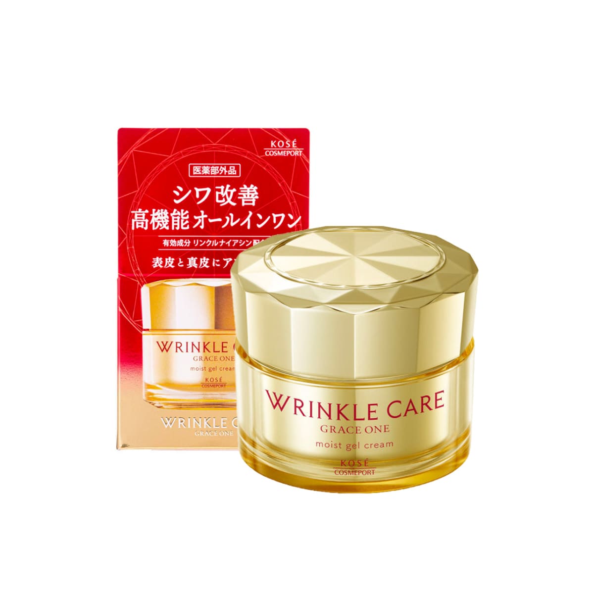 KOSE GRACE ONE WRINKLE CARE MOIST GEL CREAM Омолоджуючий гель-крем від зморшок
