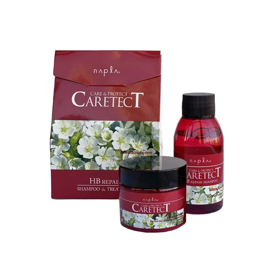 NAPLA CARETECT HB REPAIR SHAMPOO & REPAIR TREATMENT (Trial Set) (50 ml & 50 g)  Набір для відновлення пошкодженого волосся