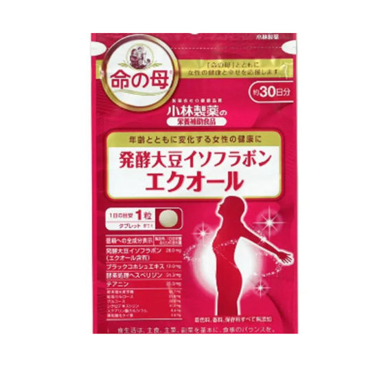 KOBAYASHI SOY ISOFLAVONE EQUOL Ізофлавони сої для жіночого здоров'я, 30 шт.