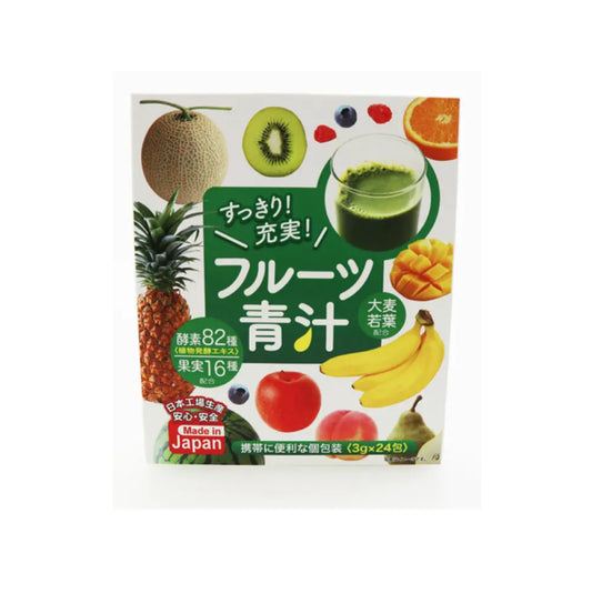 HIRO AOJIRU FRUITS Аодзіру з листя ячменю, фруктовим соком та ферментами, 24 шт