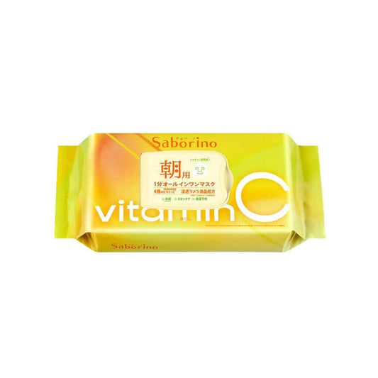 BCL SABORINO VITAMIN C PREMIUM MASK Ранкові маски для обличчя з вітаміном С, 30 шт