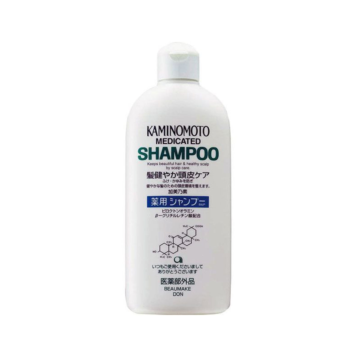 KAMINOMOTO MEDICATED SHAMPOO Лікувальний шампунь для волосся, 300 мл