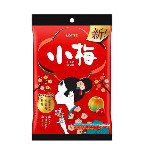 LOTTE KOUME Candy Культові сливові цукерки з насиченим смаком уме