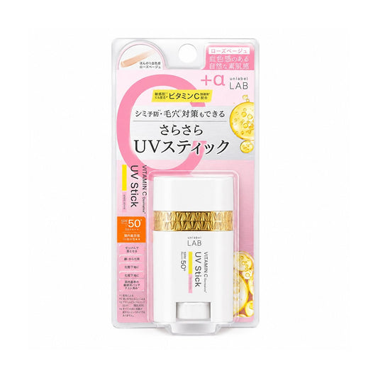 UNLABEL LAB UV Stick SPF50+ PA++++ Rose Beige Сонцезахисний стік з вітаміном C, 30 г