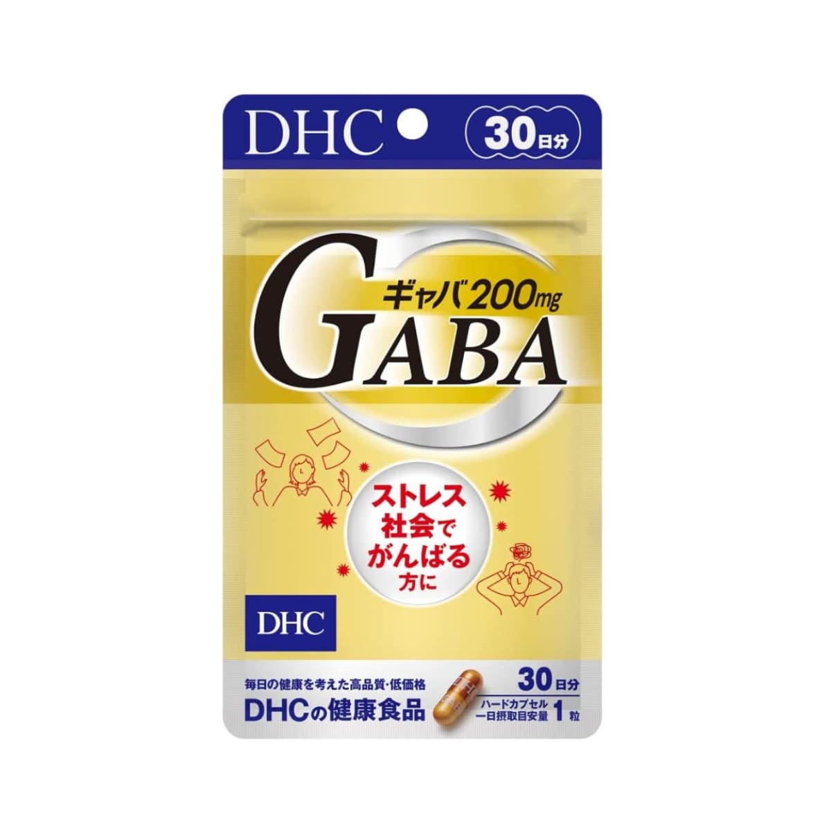 GABA DHC 30 Days  ГАМК, гамма-аміномасляна кислота для захисту мозку