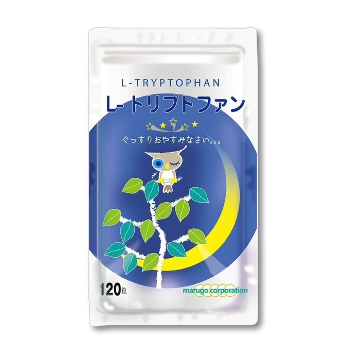 MARUGO L-TRYPTOPHAN, 120 capsules  Біодобавка для здорового сну та підтримки нервової системи