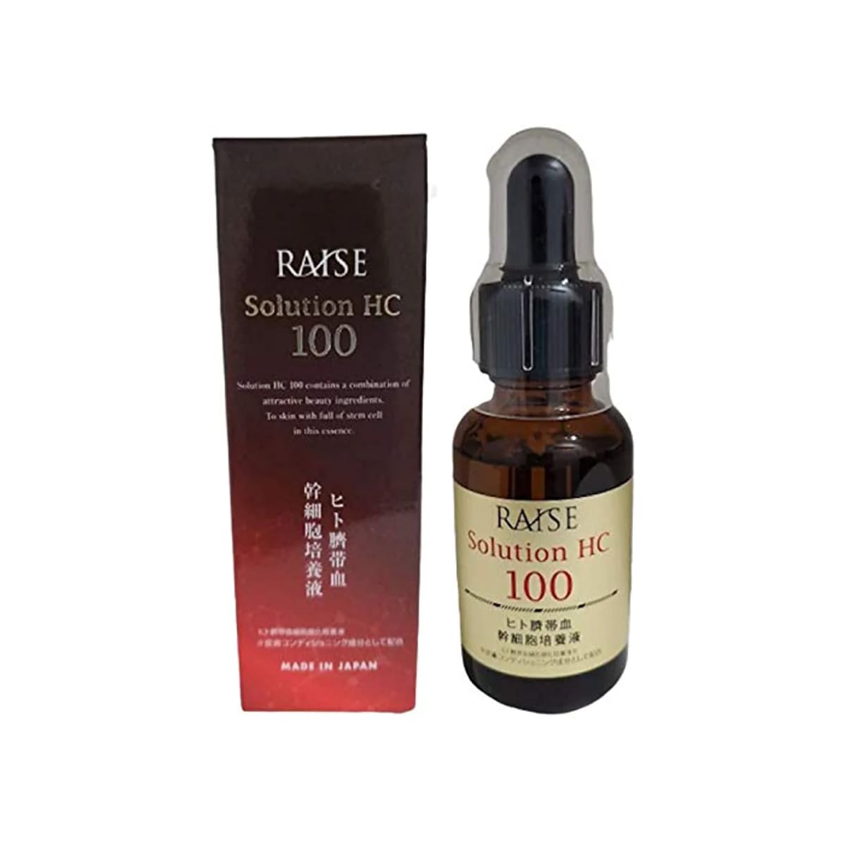 RAISE SOLUTION HC 100 SERUM  Сироватка для обличчя зі стовбуровими клітинами та екстрактом плаценти з інтенсивною антивіковою дією